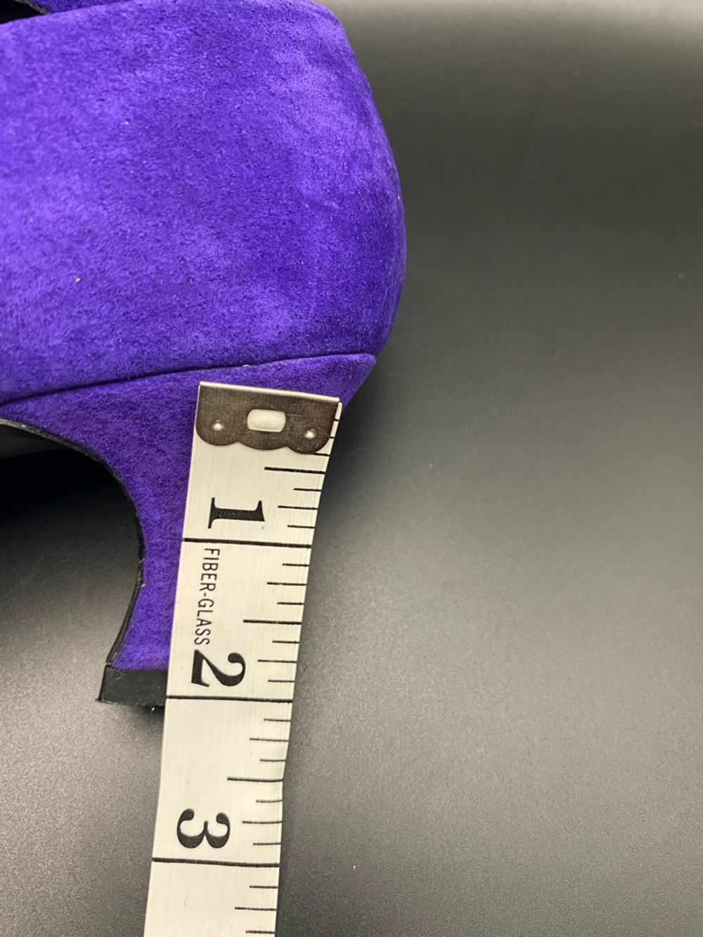 Vintage Predictions Purple Suede and Purple Embroidery Pumps - Picture 9 of 10